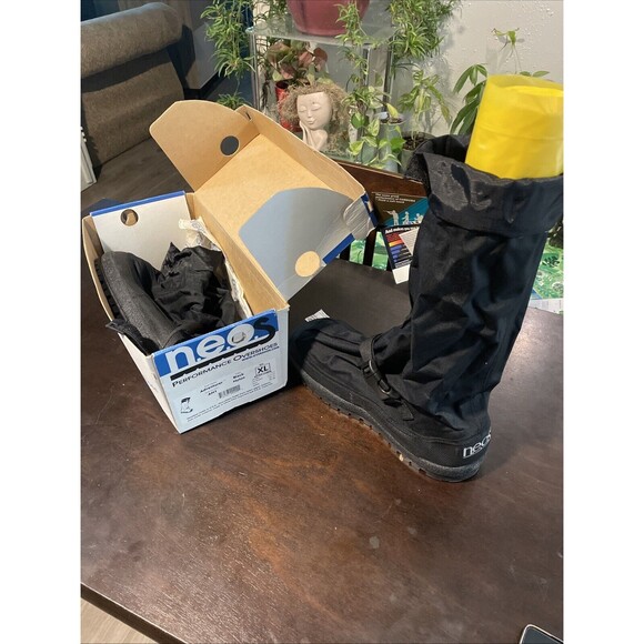 Neos Overshoes Size XL Adventurer Black Nylon Style AN1 - Picture 1 of 8